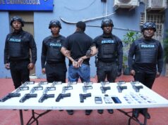Policía Nacional ocupa 21 armas de fuego traumáticas y apresa a un hombre en el Distrito Nacional