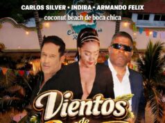 Carlos Silver presenta nuevo concierto en Coconut Beach, Boca Chica; le acompañan los artistas Indhira y Armando Feliz (El Macho)