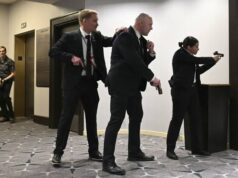 Evacuan a Donald Trump y primera Dama de cena con corresponsales en Hotel Hilton tras tiroteo en el interior