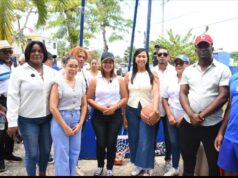 Ministerio de la Juventud entrega cancha deportiva en Nuevo Renacer de San Isidro, Distrito Municipal San Luis