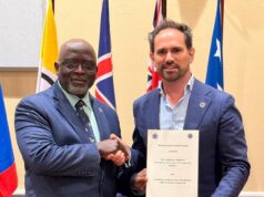 Caricom Impacs y la fundación CBLA crimen stoppers formalizan alianza para un caribe más seguro