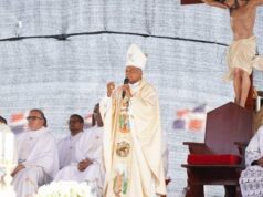 Más de cinco mil fieles claman por la paz en la Histórica Primera Celebración de Corpus Christi de la Diócesis Stella Maris
