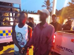 DGM informa la detención de dos colaboradores en flagrante delito traficando extranjeros en condición irregular en vehículos de la institución.