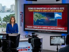 Un sismo de magnitud 5.0 sacude el este y se siente en el Gran Santo Domingo