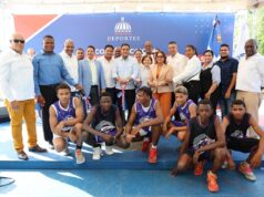 Ministro Kelvin Cruz inicia construcción del techado multiuso de Matanzas, Peravia, con inversión de RD$28 millones