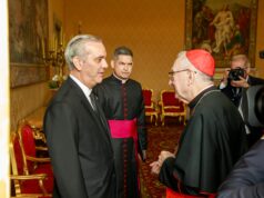 Presidente Abinader y secretario de Estado de la Santa Sede, Pietro Parolin abordan asuntos de Estado y la situación internacional en el Vaticano
